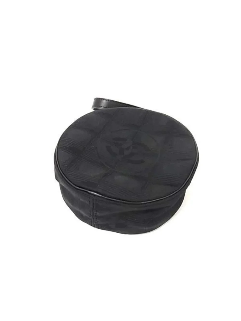 Chanel CC Logo New Travel Line Nylon Pouch Makeup Multi Case Black - Picture 2 of 5